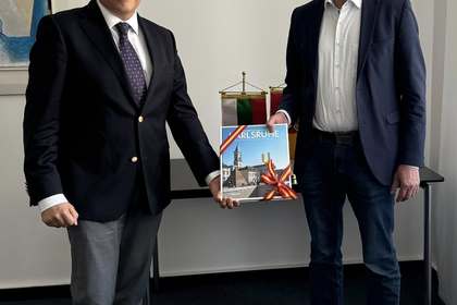 Встъпително посещение на генералния консул на Република България в Мюнхен г-н Стефан Йонков в гр. Карлсруе